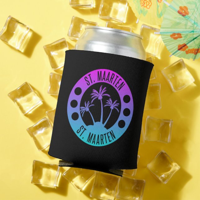 St. Maarten Blue Gradient Sint Martin Dosenkühler (In Situ Sommer)