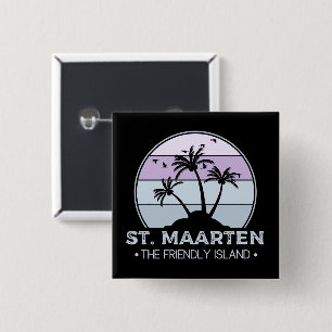 St. Maarten Das freundliche Retro der Insel Sint M Button