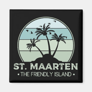 St. Maarten Das freundliche Retro der Insel Sint M Magnet