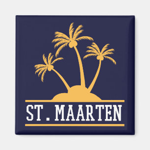 St. Maarten Die freundliche Insel Sint Martin Magnet
