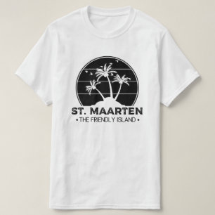 St. Maarten Die freundliche Insel Sint Martin T-Shirt