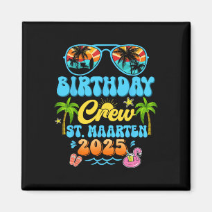 St. Maarten Geburtstags-Crew-Urlaubskreuzfahrt 202 Magnet