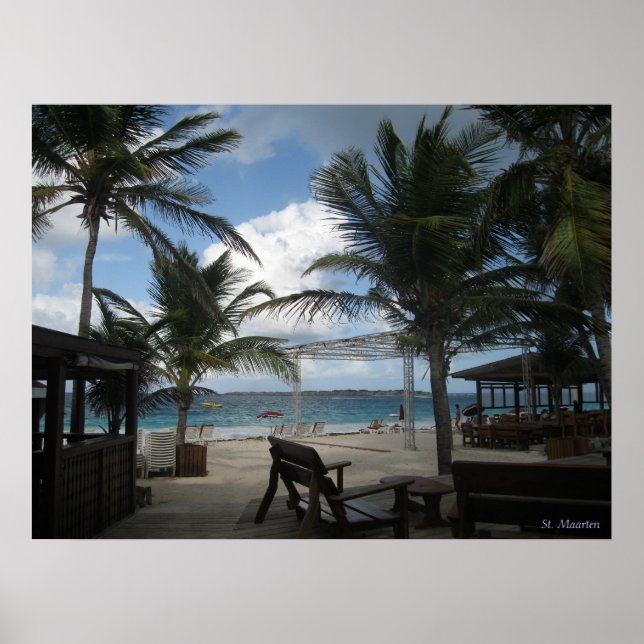 St. Maarten Island Beauty Poster (Vorne)