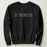 St. Maarten Leopard Drucktypografie Sint Martin