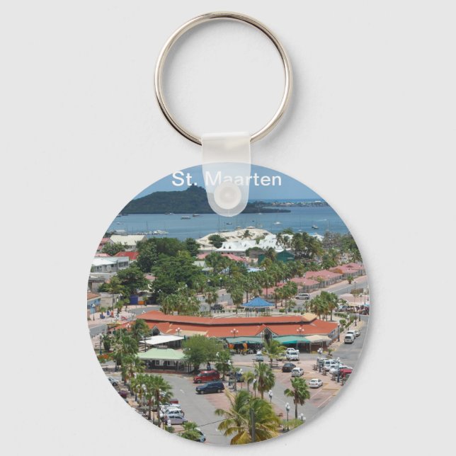 St. Maarten - Marigot Bay Schlüsselanhänger (Vorderseite)