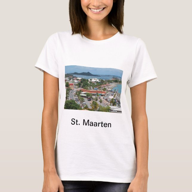 St. Maarten - Marigot Bay T-Shirt (Vorderseite)