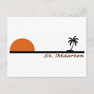 St. Maarten Postkarte