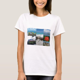 St. Maarten-Sint Martin Fotografy Collage T-Shirt