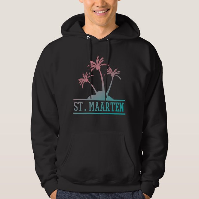 St. Maarten | Sint Martin Gradient Hoodie (Vorderseite)