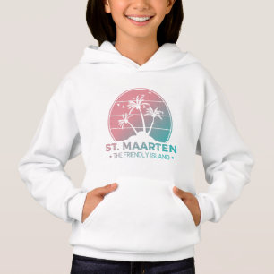 St. Maarten   Sint Martin Retro Gradient Hoodie