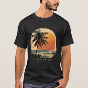 St. Maarten Smx Strand Surfen Reise St. Martin Va T-Shirt