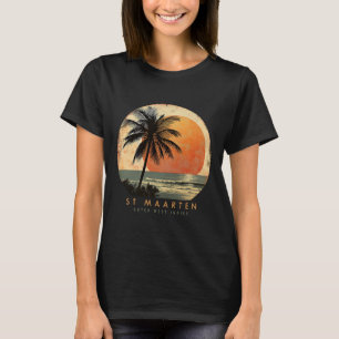St. Maarten Smx Strand Surfen Reisen St. Martin Va T-Shirt