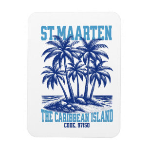 St. Maarten, Tropische Karibikinsel Magnet