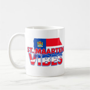 St. Maarten Vibes Karibik-Insel-Flagge-Tasse Kaffeetasse