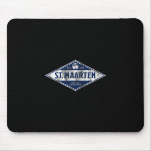 St. Maarten Vintage Dge Männer Frauen Kreuzfahrt U Mousepad