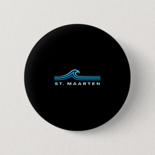 St Maarten Wellen Vintage Männer Frauen Mädchen Ju Button