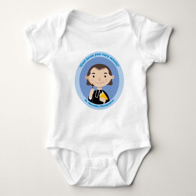 St. Marcellin Champagnat Baby Strampler (Vorderseite)