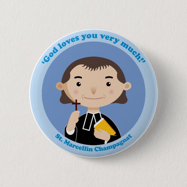 St. Marcellin Champagnat Button (Vorderseite)