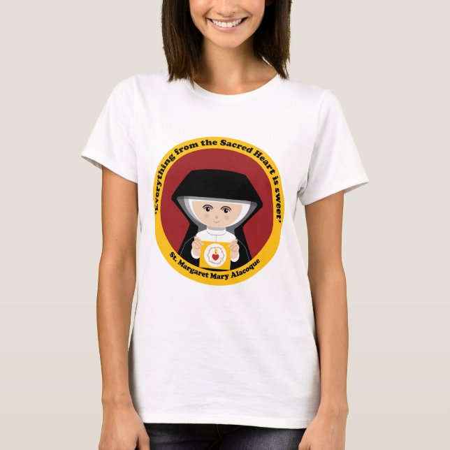 St. Margaret Mary Alacoque T-Shirt (Vorderseite)