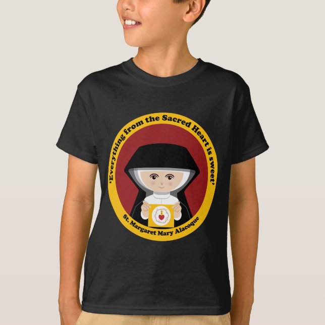 St Margaret Mary Alacoque T-Shirt (Vorderseite)