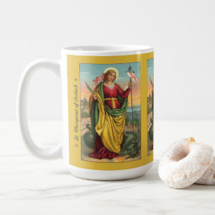 St. Margaret mit dem Banner Drache und Auferstehun Kaffeetasse