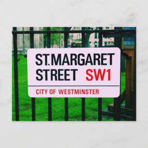 St. Margaret Street - Westminster Postkarte