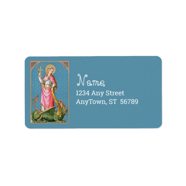 St. Margaret von Antioch (SAU 038) Adressaufkleber (Vorne)