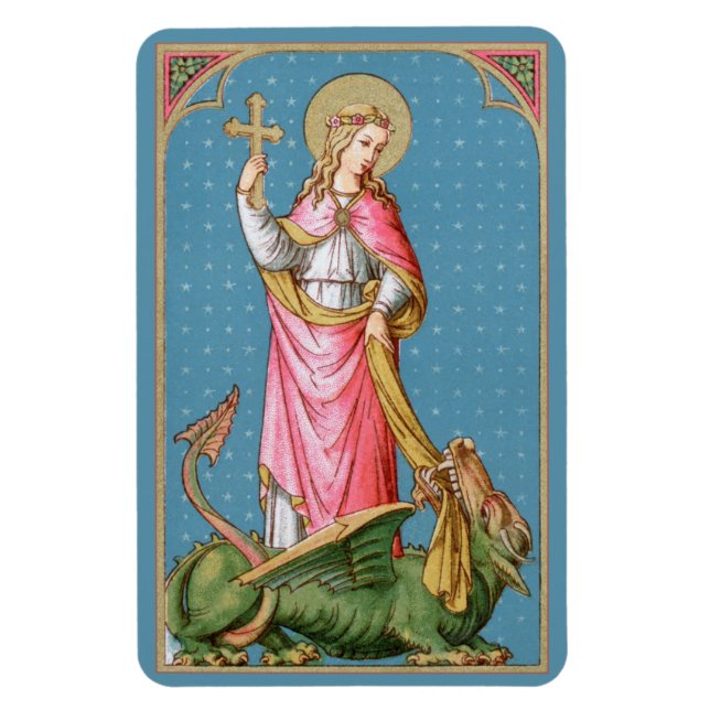 St. Margaret von Antioch (SAU 038) Magnet (Vertikal)
