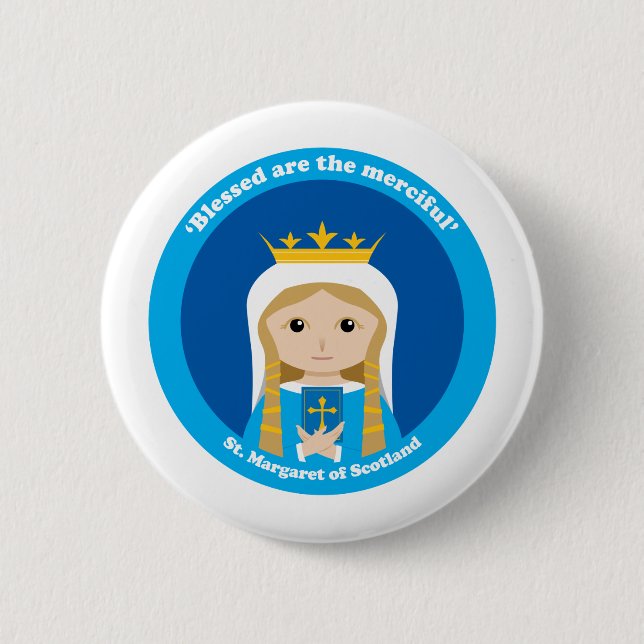 St. Margaret von Schottland Button (Vorderseite)