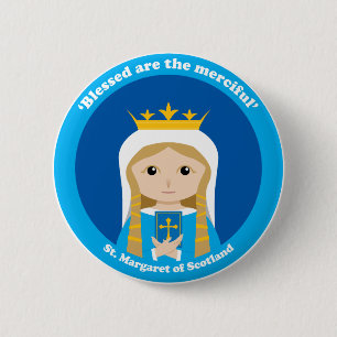 St Margaret von Schottland Button