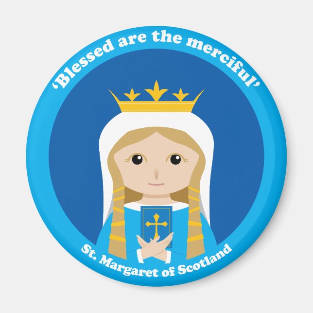 St. Margaret von Schottland Magnet (Vorne)