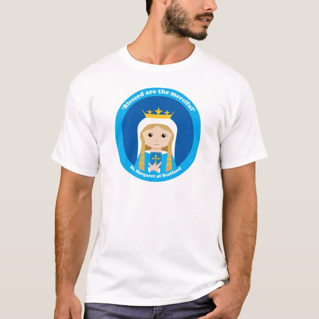 St Margaret von Schottland T-Shirt (Vorderseite)