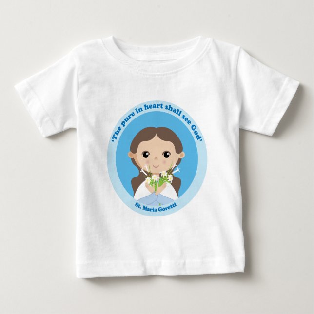 St. Maria Goretti Baby T-shirt (Vorderseite)