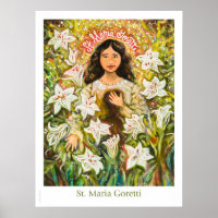 St. Maria Goretti katholisches Klassenposter