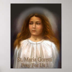 St. Maria Goretti, Märtyrer für Reinheit, Poster