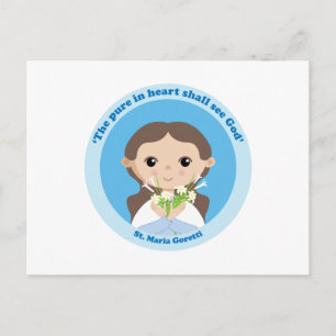 St. Maria Goretti Postkarte