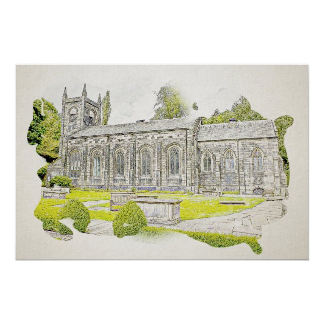 St.-Marien-Kirche, Luddenden Poster (Vorderseite)
