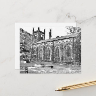 St.-Marien-Kirche, Luddenden Postkarte