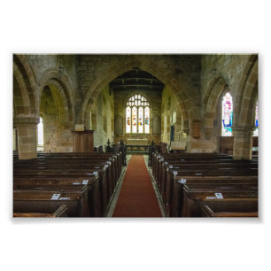 St. Marienkirche, Leake North Yorkshire Heritage Fotodruck