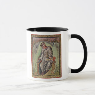 St Mark an seinem Schreibtisch Tasse
