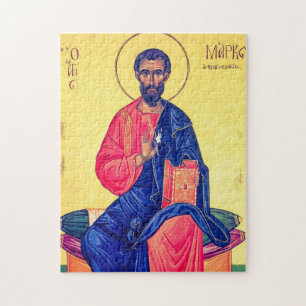 St. Mark Orthodox Christliches Symbol Puzzle