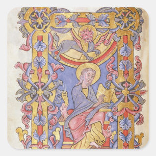 St Mark Quadratischer Aufkleber