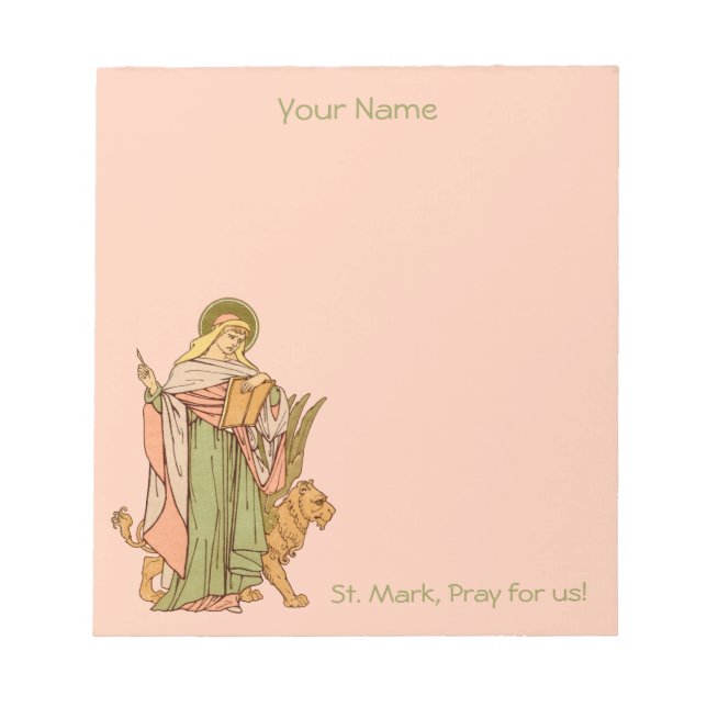 St. Mark the Evangelist (RLS 09) 5,5"x6" Notizblock (Vorderseite)