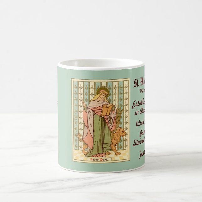 St. Mark the Evangelist (RLS 09) Kaffeemaschine Ta Kaffeetasse (Mittel)