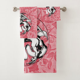 St. Mark's Emblem Winged Lion Badhandtuch Set