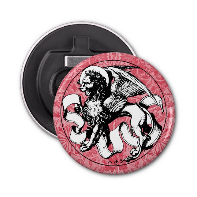 St. Mark's Emblem Winged Lion Flaschenöffner (Vorderseite)