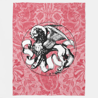 St. Mark's Emblem Winged Lion Fleecedecke
