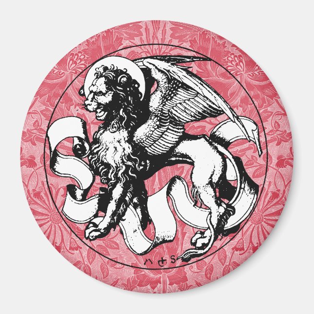 St. Mark's Emblem Winged Lion Magnet (Vorne)