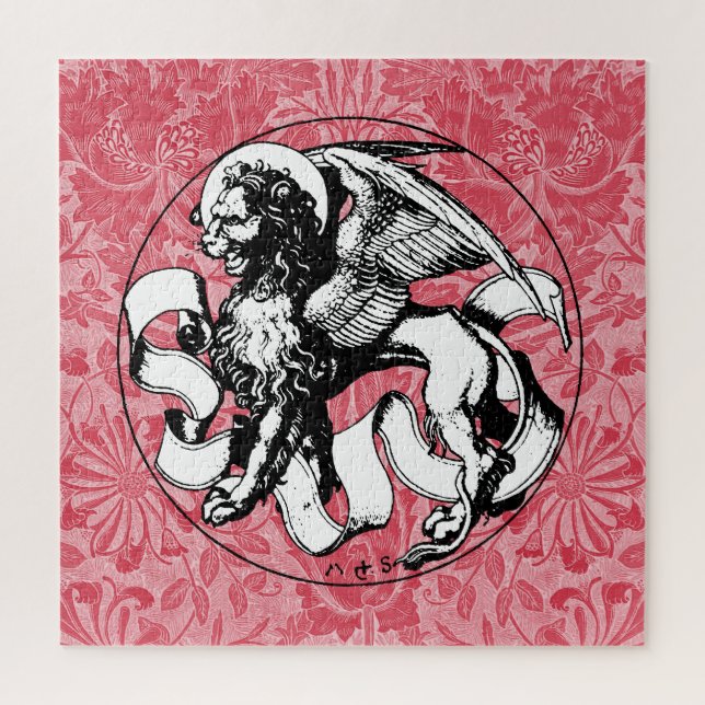 St. Mark's Emblem Winged Lion Puzzle (Vertikal)
