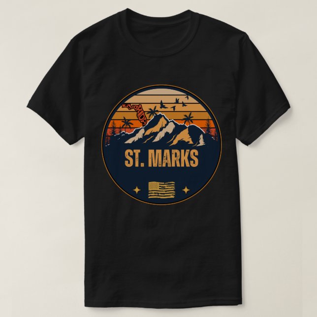 St. Marks, Florida T-Shirt (Design vorne)